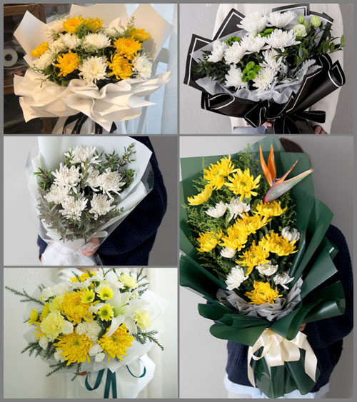 广东揭阳市普宁市南径镇磨坑村白事花束代送